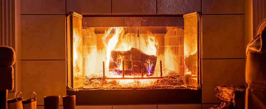 Mendota Hearth Landscape Fireplace Installation in Punta Gorda, Florida