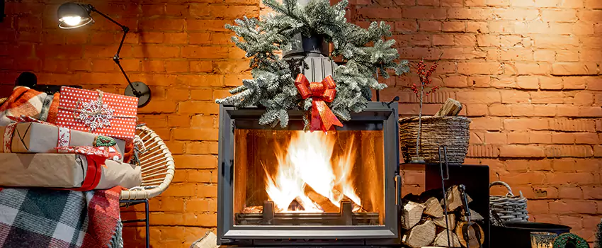 Travis Industries Linear Gas Fireplace Installation in Punta Gorda, Florida